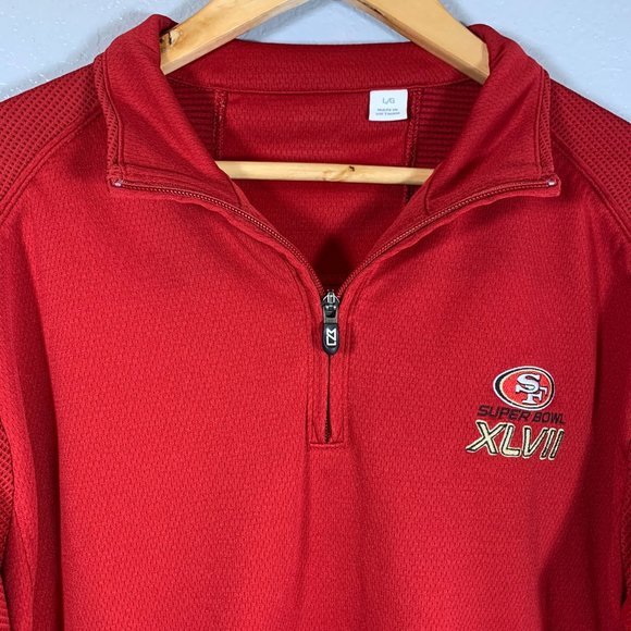 2012 NFL San Fran 49ers Superbowl XLVII Crewneck - Picture 2 of 5